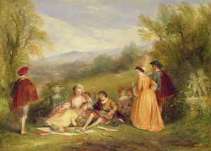 Una escena galante de Henry Andrews